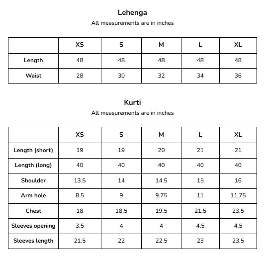 Lehenga Kurti